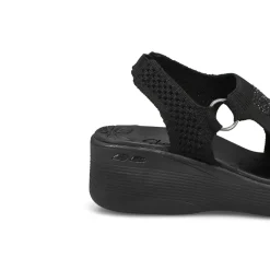 Skechers Pier-Lite Circle Back Women Black/Black Clearance