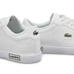 Lacoste Powercourt Leather Women White/Black Hot