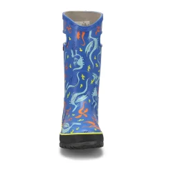 Bogs Rainboot Dragons Boys Blue Multi Sale