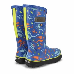 Bogs Rainboot Dragons Boys Blue Multi Sale
