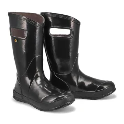 Bogs Rainboot Solid Kids Black Clearance