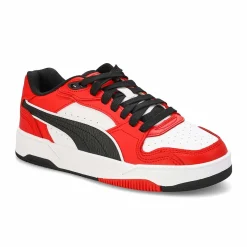 Puma Rebound Break Low Boys Red/Black/White Hot