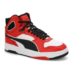 Puma Rebound Break Mid Boys Red/Black/White Outlet