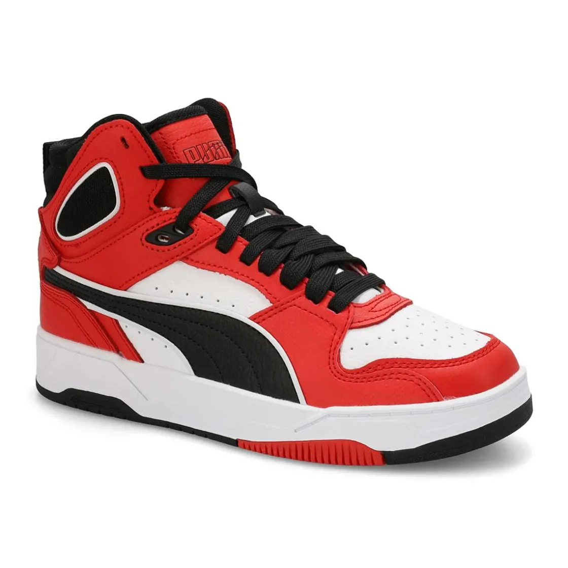Puma Rebound Break Mid Boys Red/Black/White Outlet