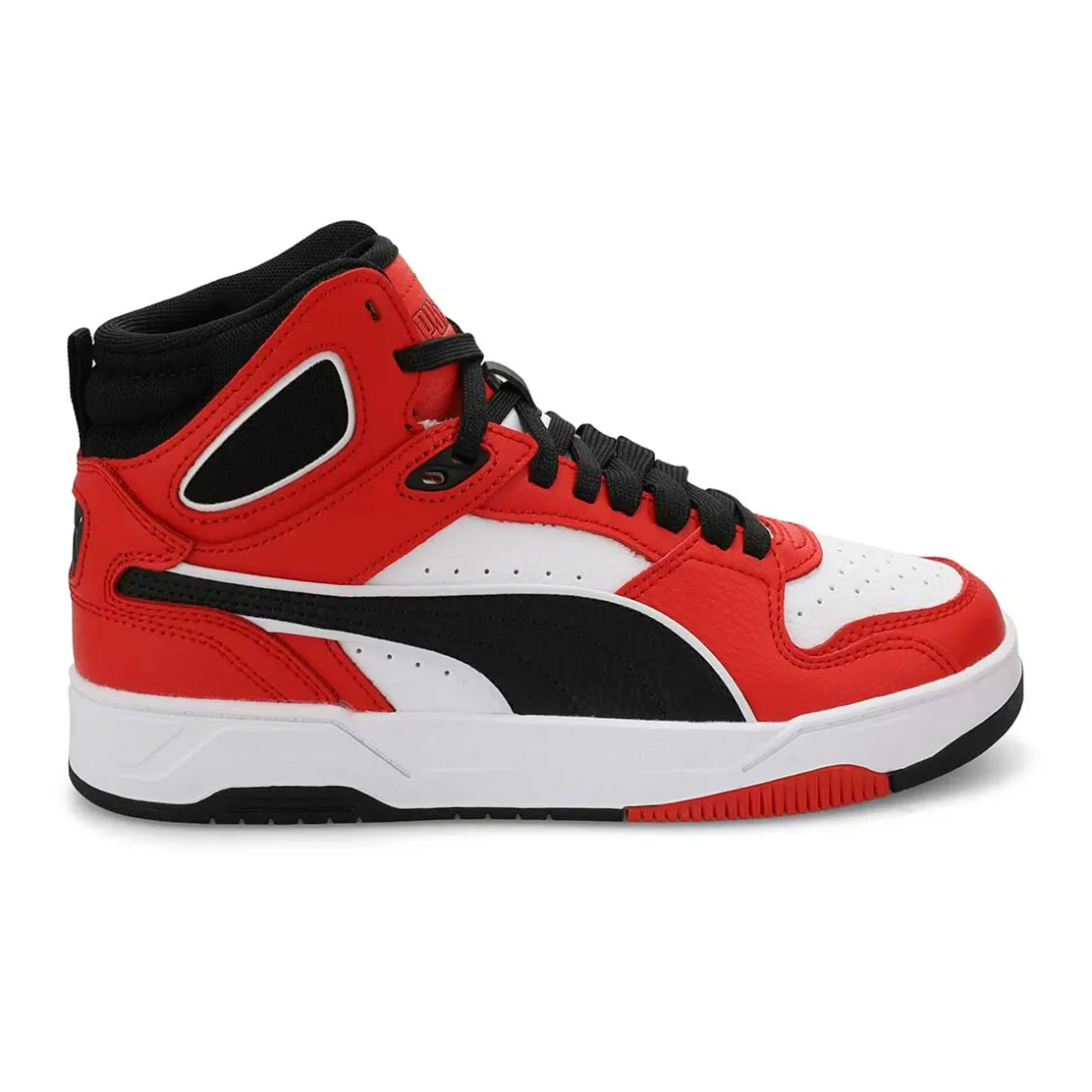 Puma Rebound Break Mid Boys Red/Black/White Outlet
