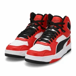 Puma Rebound Break Mid Boys Red/Black/White Outlet