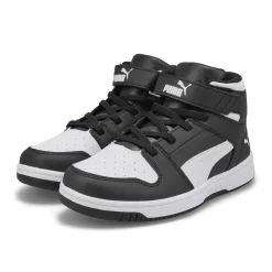 Puma Rebound Layup SL V PS Kids Black/White Outlet