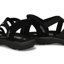 Skechers Reggae Slim Slip-Ins Women Black/Black
