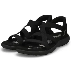 Skechers Reggae Slim Slip-Ins Women Black/Black