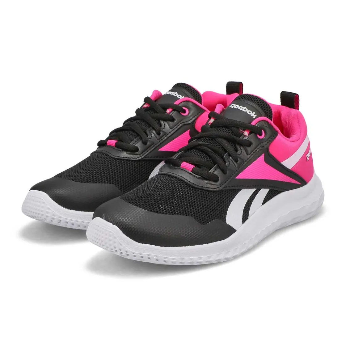 Reebok Rush Runner 5 Girls Black/Pink Sale