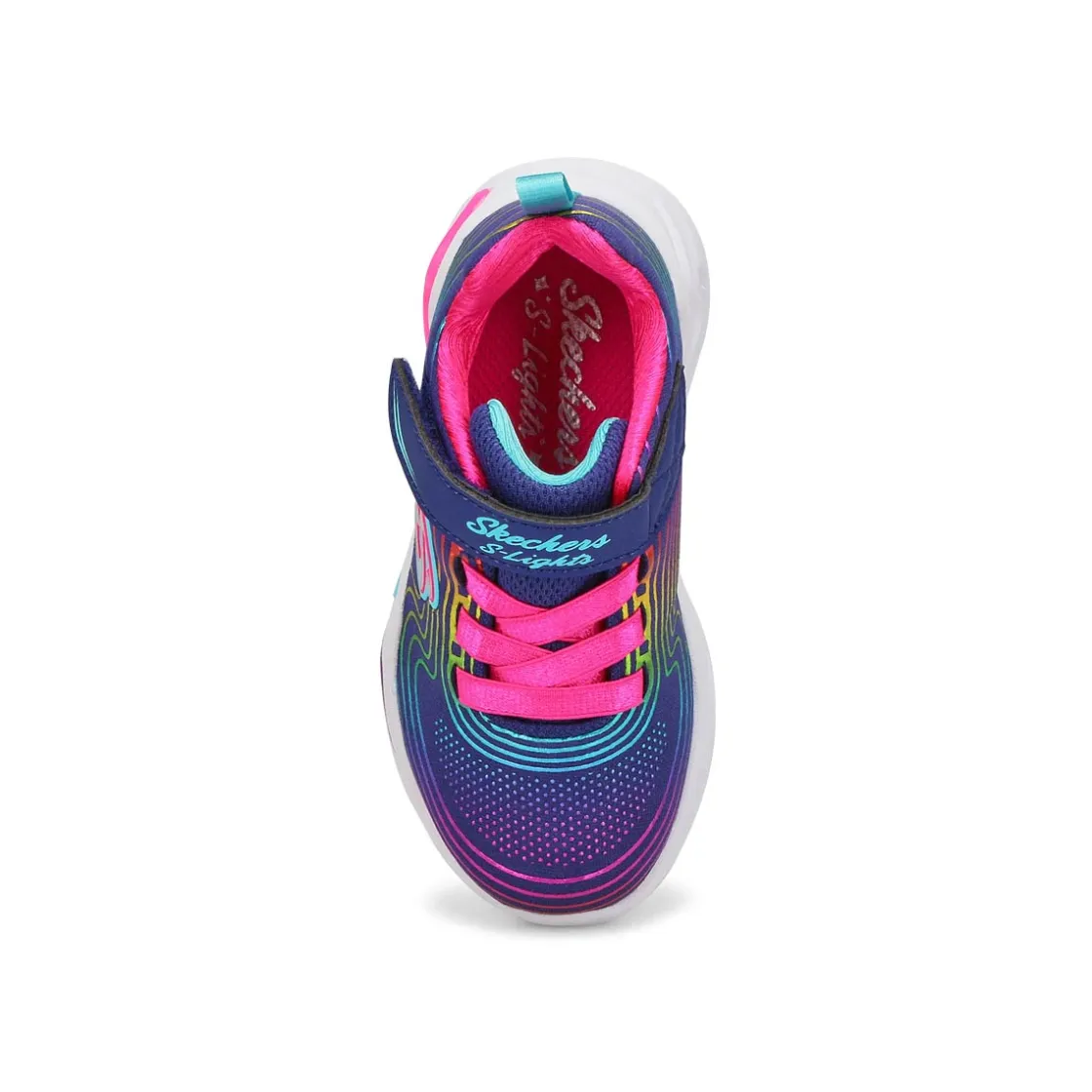 Skechers S Lights Wavy Beams Baby and Toddlers Navy/Multi Sale