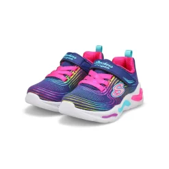 Skechers S Lights Wavy Beams Baby and Toddlers Navy/Multi Sale