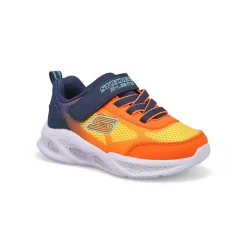 Skechers Meteor-Lights Baby and Toddlers Navy/Orange Sale