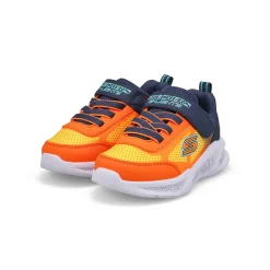 Skechers Meteor-Lights Baby and Toddlers Navy/Orange Sale