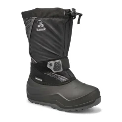 Kamik Snowfall P 2 Boys Black/Charcoal Outlet
