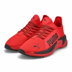 Puma Softride Premier Slip On Jr Kids Black/Red Clearance