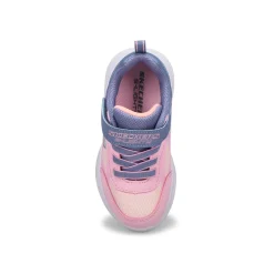 Skechers Sola Glow Baby and Toddlers Grey/Light Pink Online