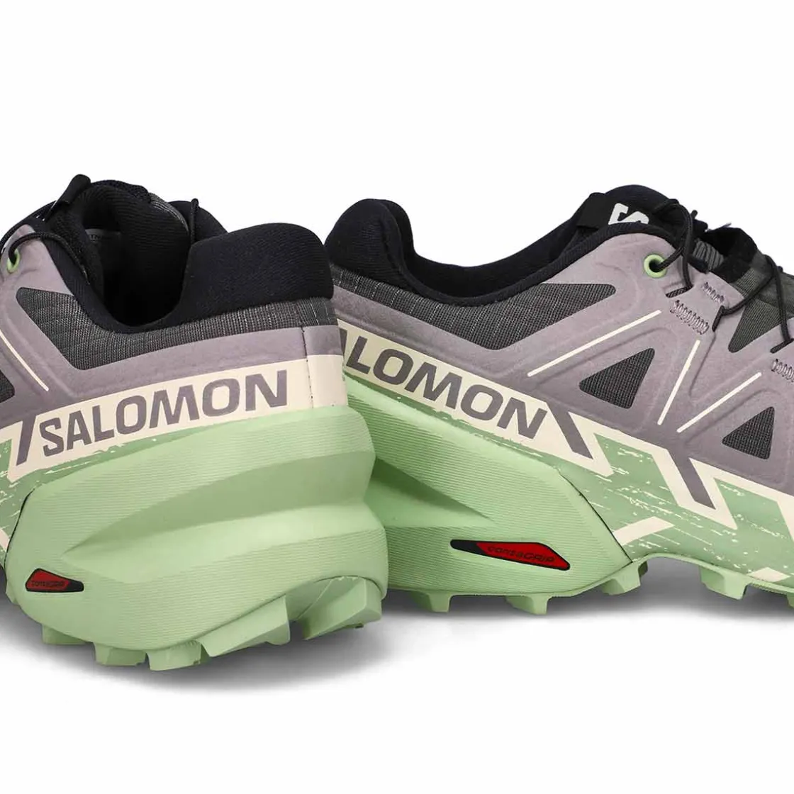 Salomon Speedcross 6 Women Castlerock/ Vanilla Ice/ Smoke Green Outlet