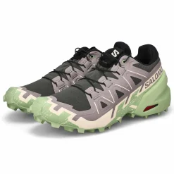 Salomon Speedcross 6 Women Castlerock/ Vanilla Ice/ Smoke Green Outlet