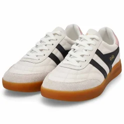 Gola Stadia Leather Women White/Black/Chalk Pink/Gum Best
