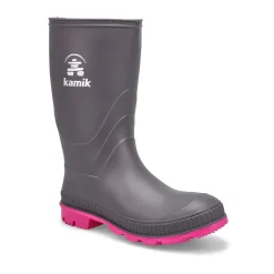 Kamik Stomp Girls Charcoal/Magenta Clearance