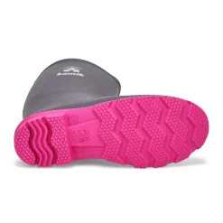 Kamik Stomp Girls Charcoal/Magenta Clearance