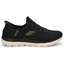 Skechers Summits - Lunar Glow Women Black/Gold Hot