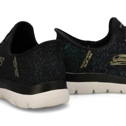 Skechers Summits - Lunar Glow Women Black/Gold Hot
