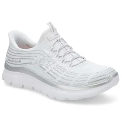 Skechers Summits Plus Women White/Silver Hot