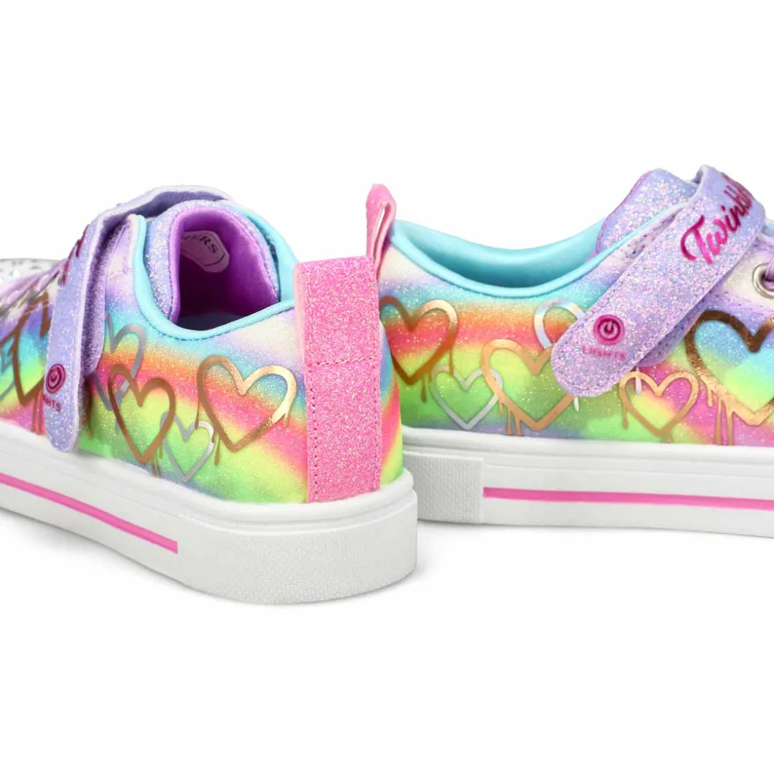 Skechers Twinkle Sparks - Ombre Love Girls Sale