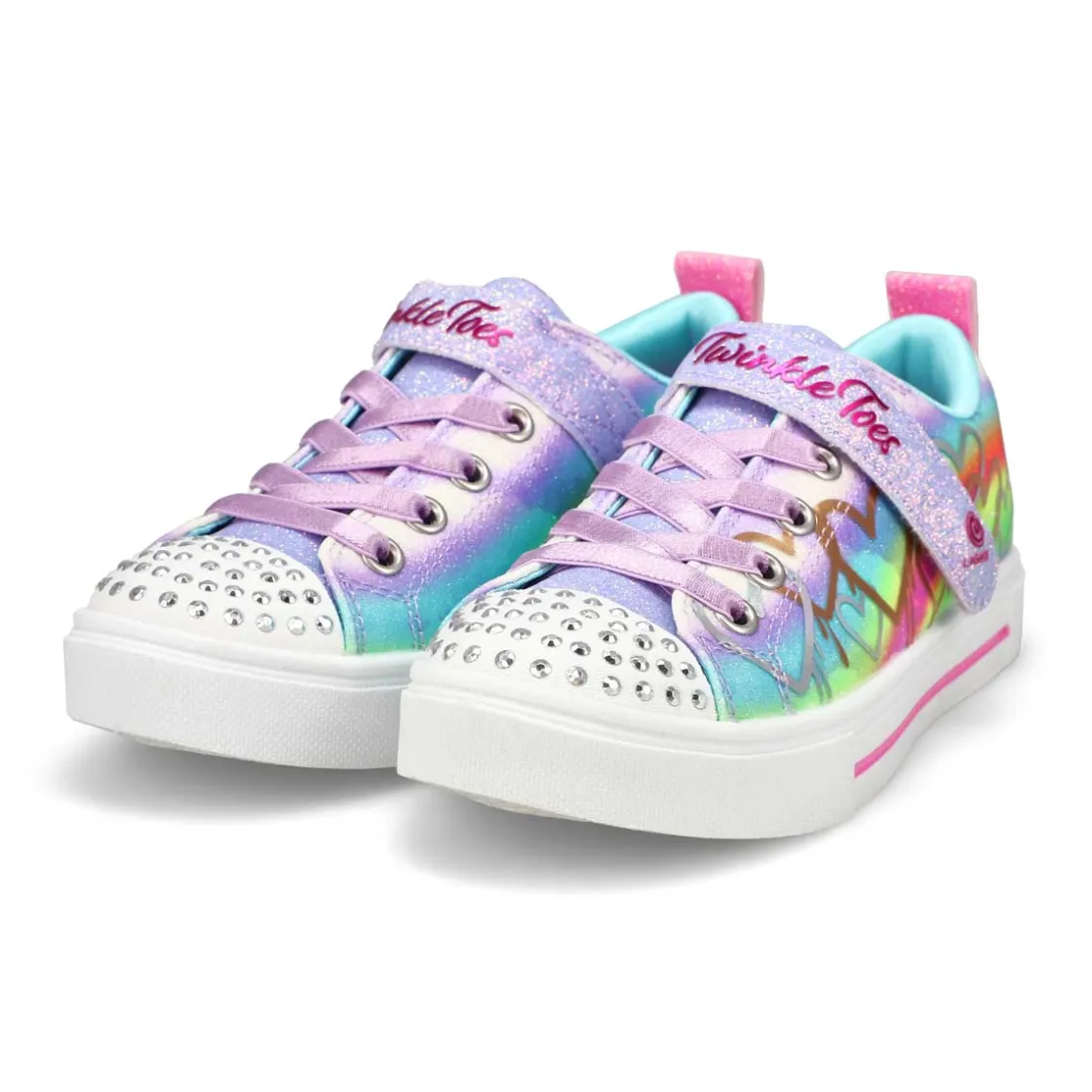Skechers Twinkle Sparks - Ombre Love Girls Sale
