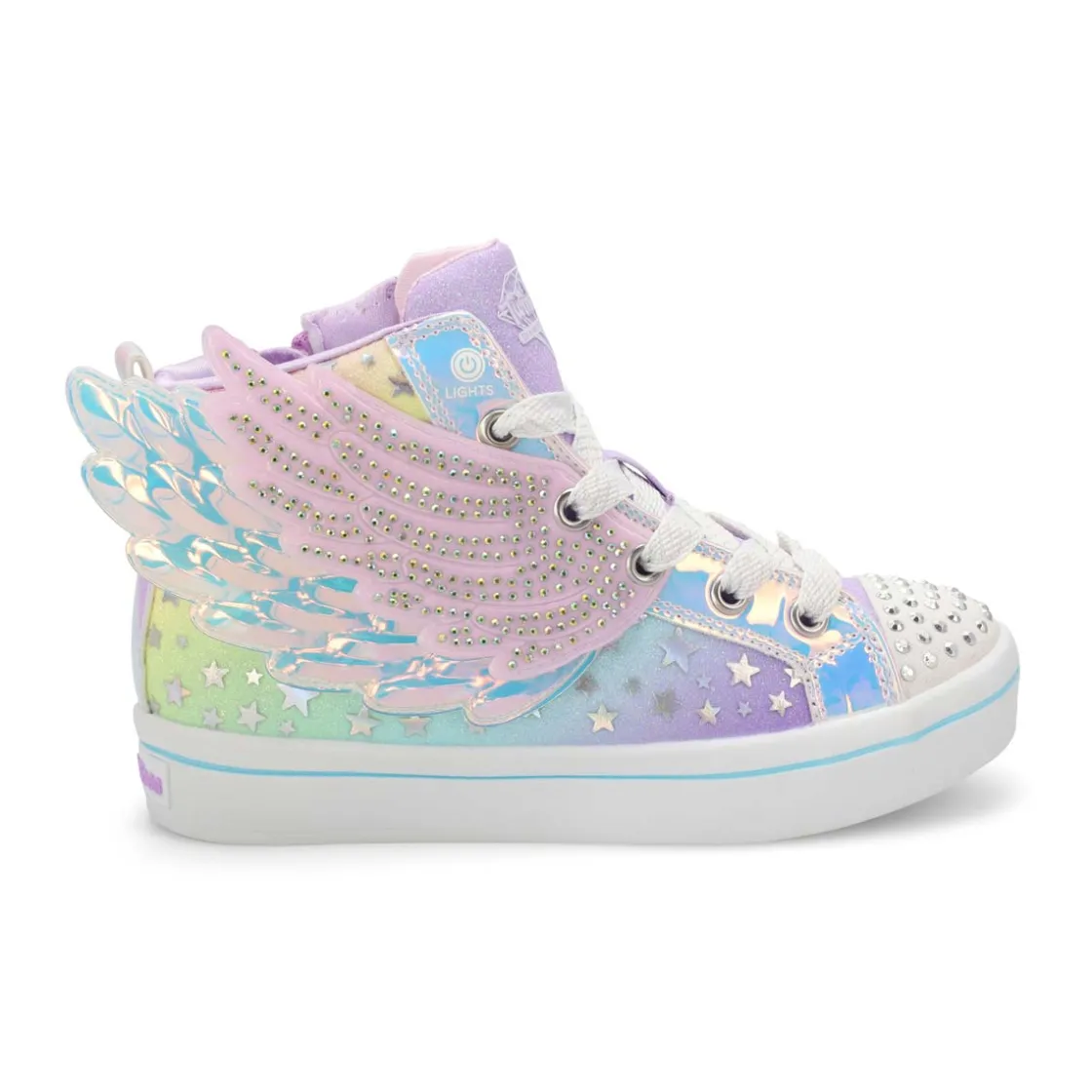 Skechers Twinkle Toes Twi-Lights 2.0 Dreamy Wings Girls Lavender/Multi