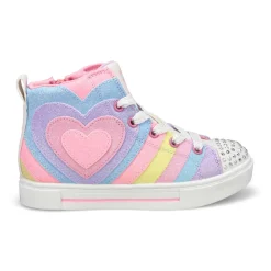 Skechers Twinkle Toes: Twinkle Sparks Girls Light Pink/Multi Discount