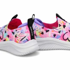 Skechers Ultra Flex 3.0 - Graffiti Rush Girls Multi Clearance
