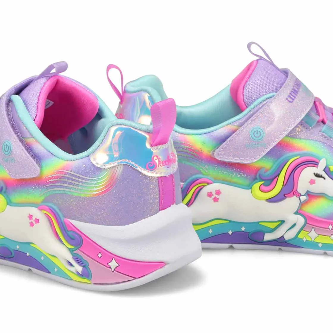 Skechers Unicorn Chaser Girls Lavender/Multi Best