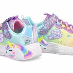 Skechers Unicorn Dreams Girls Purple/Multi New