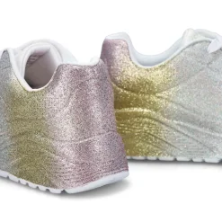 Skechers Uno Lite Metallic Shimmers Girls New