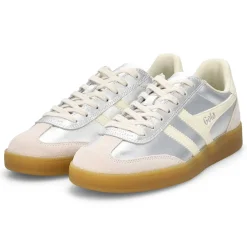 Gola Viper Metallic Women Silver/Off White/Gum