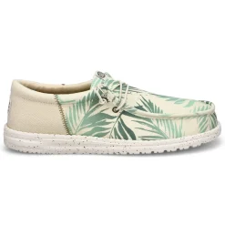 Heydude Wally Funk Psych Palm Men Light Grey/Caledon Green Hot