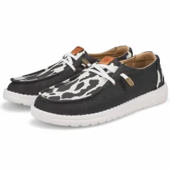 Heydude Wendy Animal Women Black/Cow