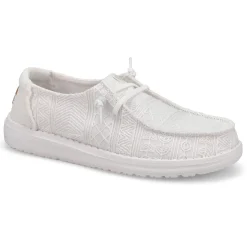 Heydude Wendy Crochet Lace Women White Hot