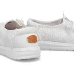 Heydude Wendy Crochet Lace Women White Hot