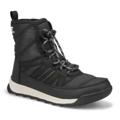 Sorel Whitney II Plus Lace Girls Black/Sea Salt Clearance