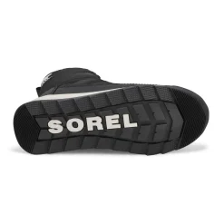 Sorel Whitney II Plus Lace Girls Black/Sea Salt Clearance