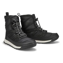 Sorel Whitney II Plus Lace Girls Black/Sea Salt Clearance