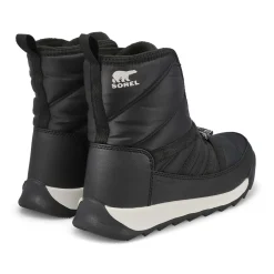 Sorel Whitney II Plus Lace Girls Black/Sea Salt Clearance