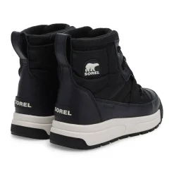 Sorel Whitney III Mid Girls Black/Sea Salt Discount