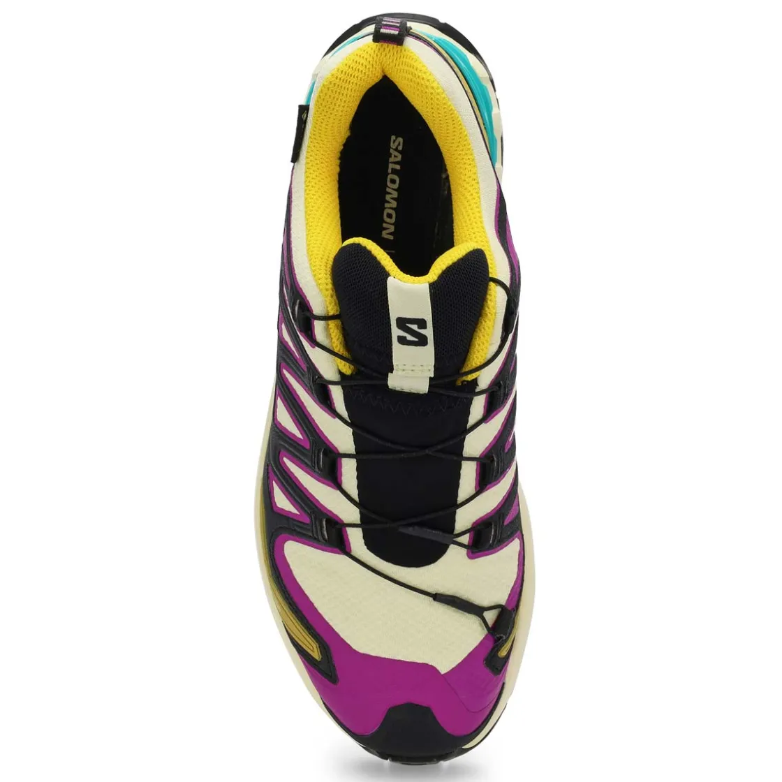 Salomon XA Pro 3D V9 GTX Women Transparent Yellow/Black/Waterfall Clearance