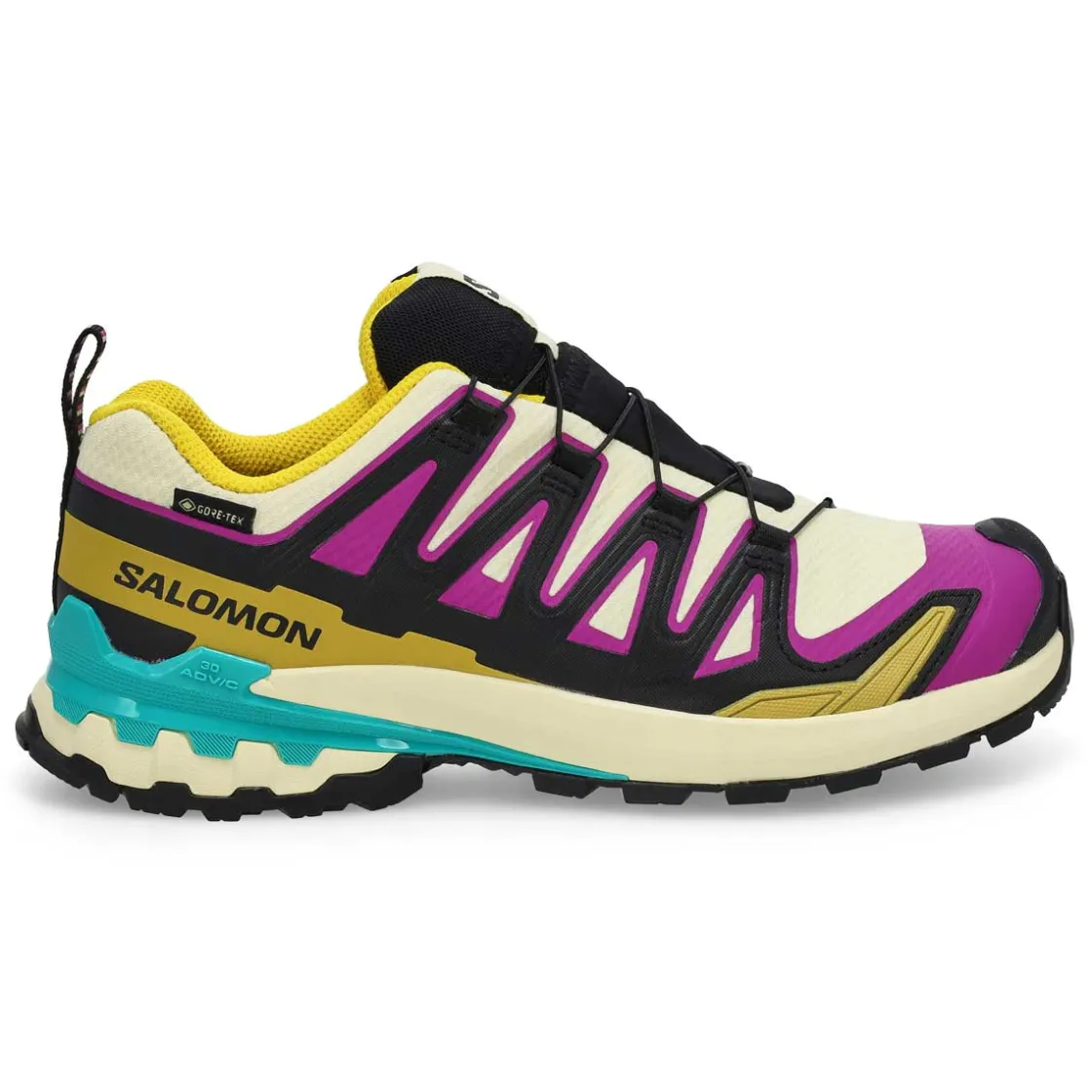 Salomon XA Pro 3D V9 GTX Women Transparent Yellow/Black/Waterfall Clearance