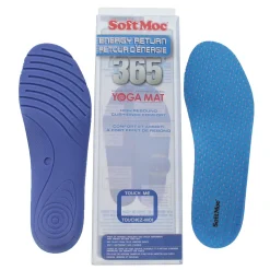 SoftMoc Shoe Care 365-YOGA-Mat insole Men Blue New